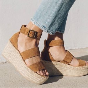 Lightly Worn Soludos Palma Platform Size 6.5